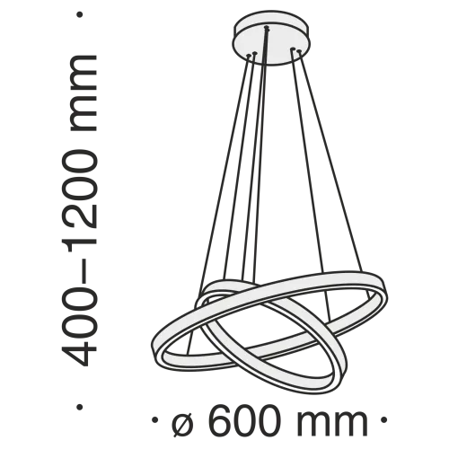 Подвесной светодиодный светильник Maytoni Rim MOD058PL-L55BS4K  фото 10