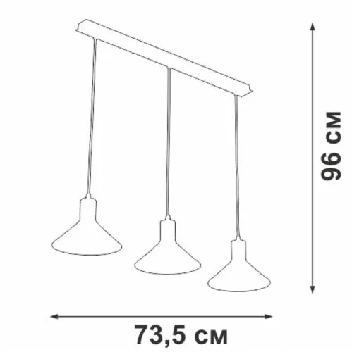 Подвесная люстра Vitaluce V3788-1/3S  фото 4