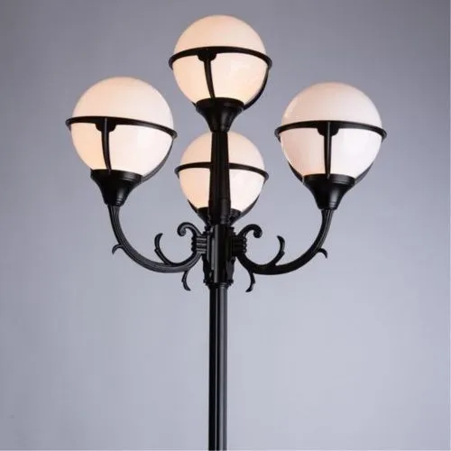 Садово-парковый светильник Arte Lamp Monaco A1497PA-4BK  фото 3