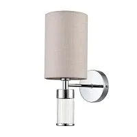 Бра SONEX Arnika 6585/1W текстиль, стекло бежевый 