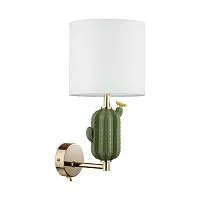 Бра SONEX Cactus 5425/1W ткань белый 
