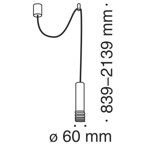Подвесной светильник Technical P025PL-01W  фото 2