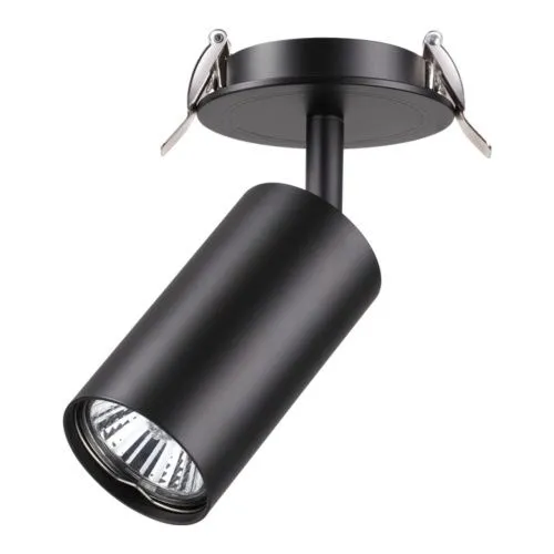 Встраиваемый светильник SONEX Pipe 370416 алюминий черный 