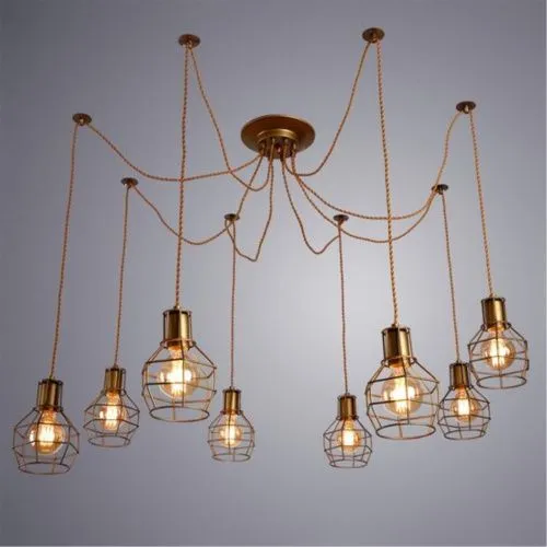 Подвесная люстра Arte Lamp 75 A9182SP-8BZ  фото 2