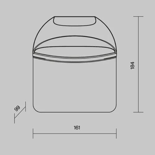Настенный светильник (бра) Outdoor O447WL-L7GF3K  фото 7