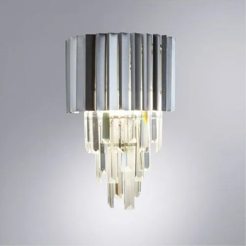 Настенный светильник Arte Lamp Muscida A1004AP-2SI  фото 2