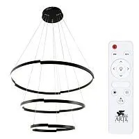 Подвесной светодиодный светильник Arte Lamp Alfie A2180SP-60BK 