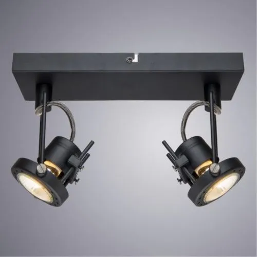 Спот Arte Lamp Costruttore A4300AP-2BK  фото 2