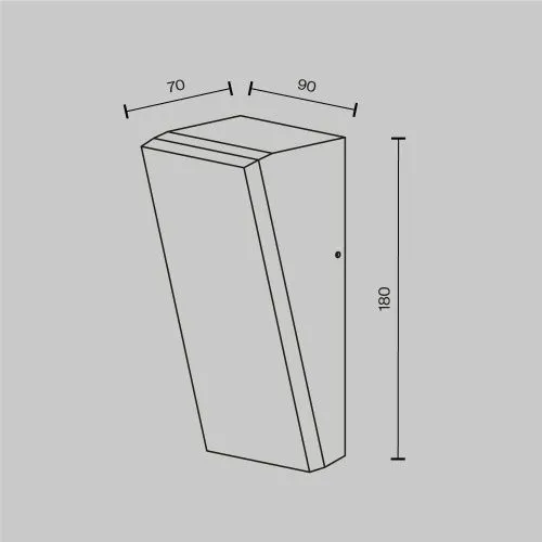 Настенный светильник (бра) Outdoor O436WL-L10GF3K1  фото 5