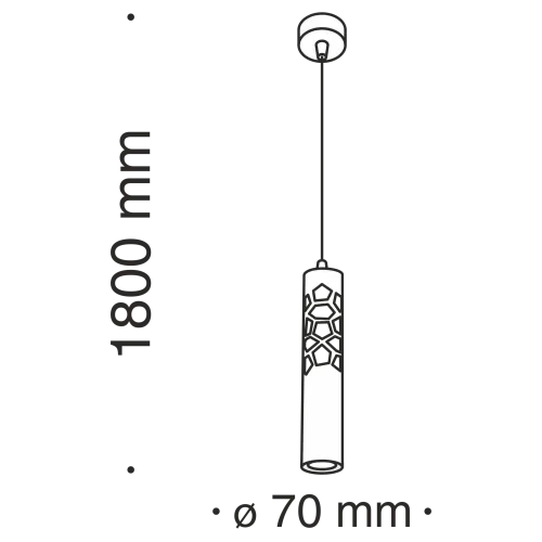 Подвесной светильник Technical P037PL-L11W4K  фото 2