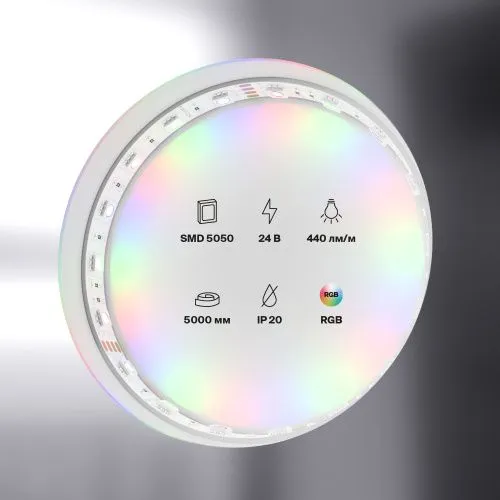 Светодиодная лента Maytoni Technical 14,4W/m 60LED/m 5050SMD RGB 5M 10174  фото 3