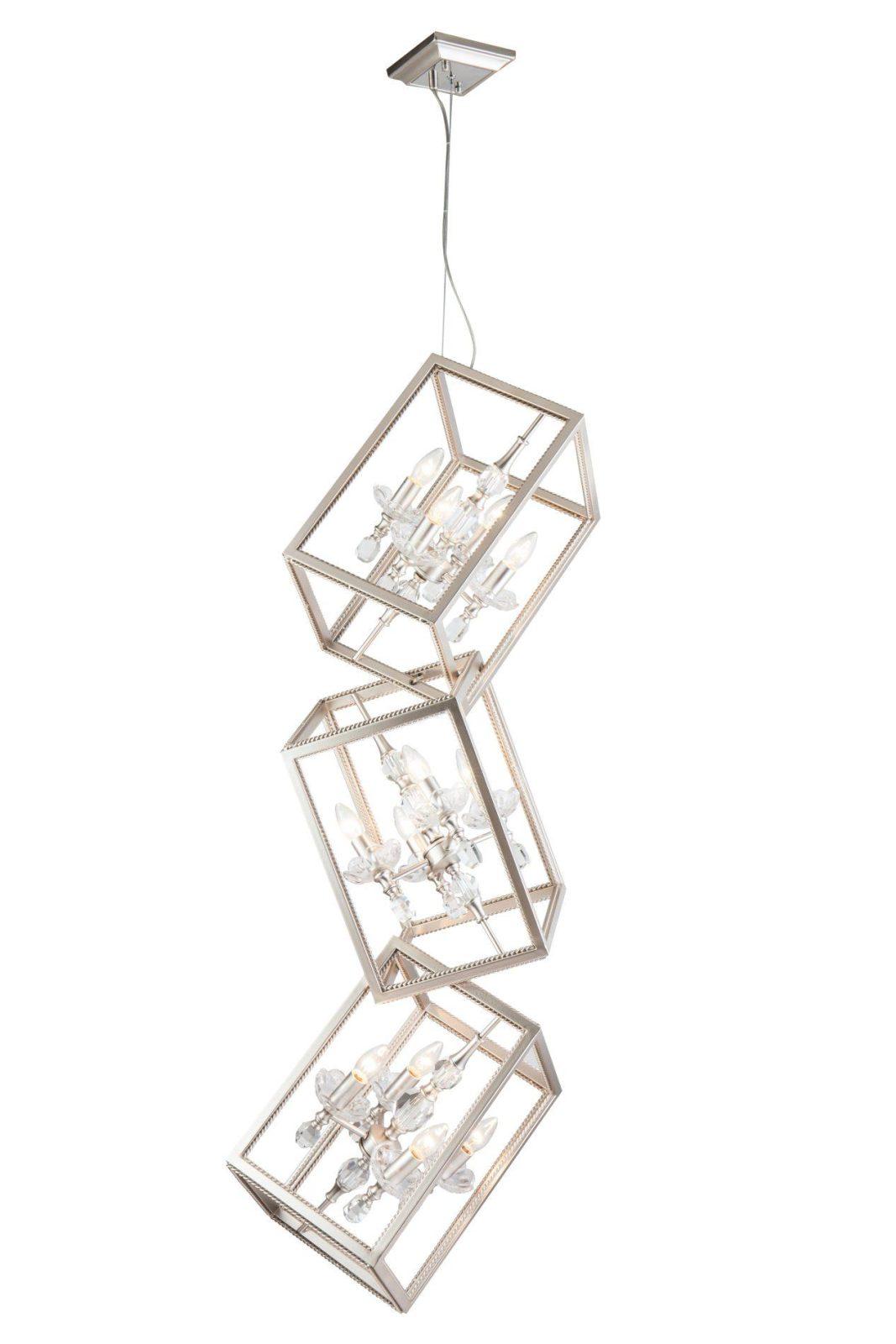 Подвесная люстра Lucia Tucci Inessa 3850.12 Silver 