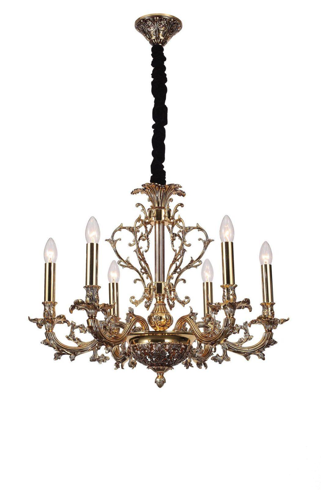 Подвесная люстра Lucia Tucci Firenze 1780.6 Antique Gold 
