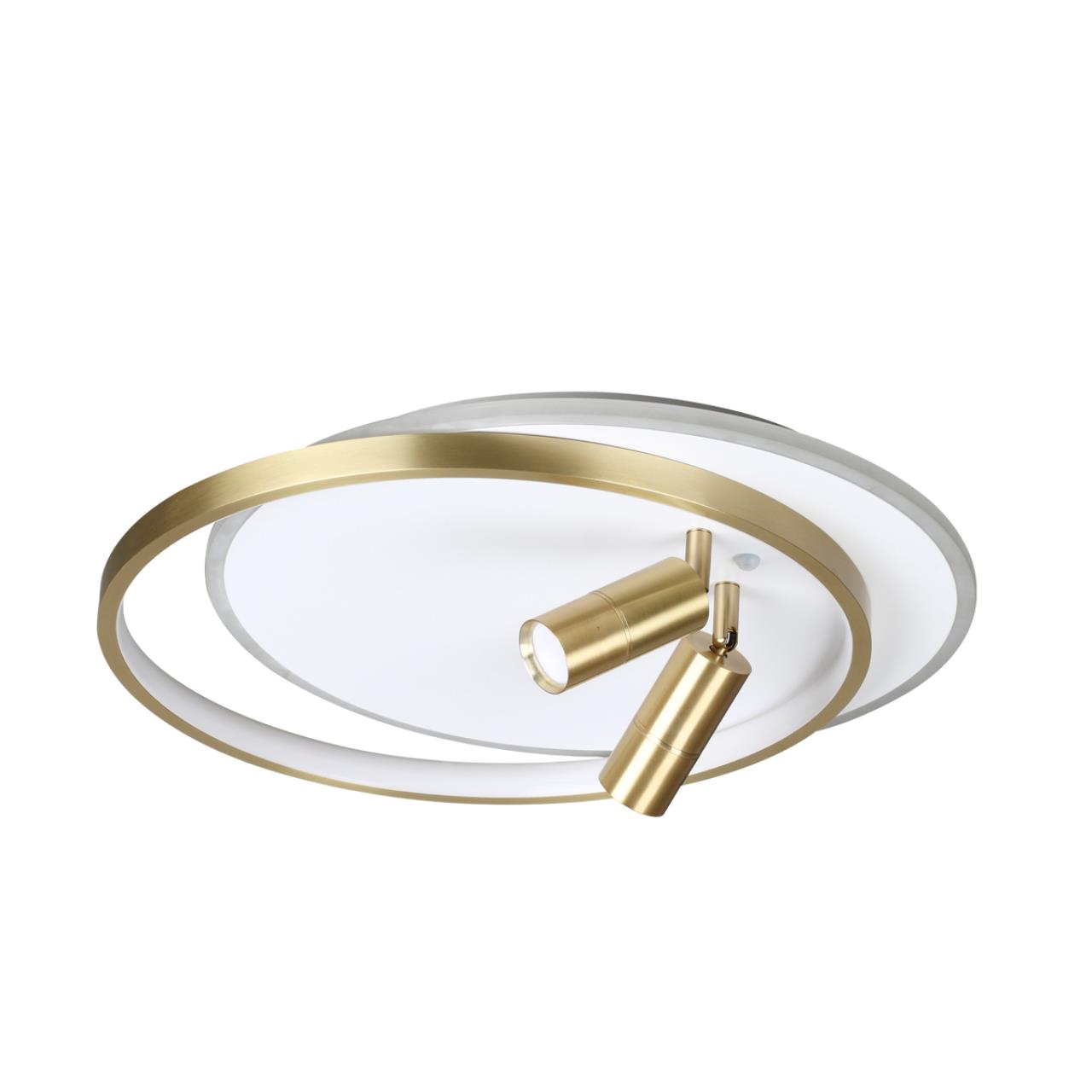 Люстра потолочная SONEX Naoko 5603/63CL металл золотой 