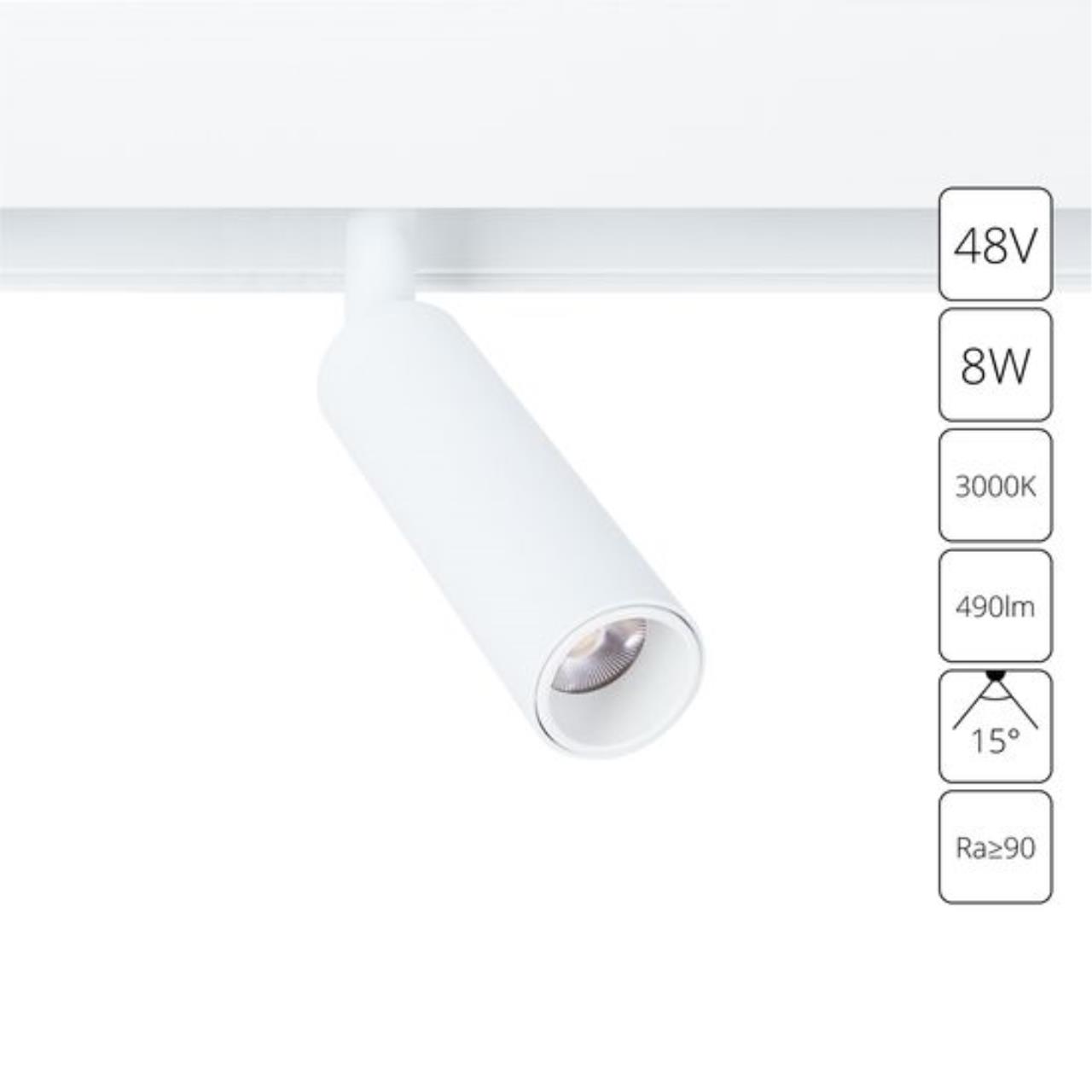 Трековый светодиодный светильник Arte Lamp Linea A4670PL-1WH 
