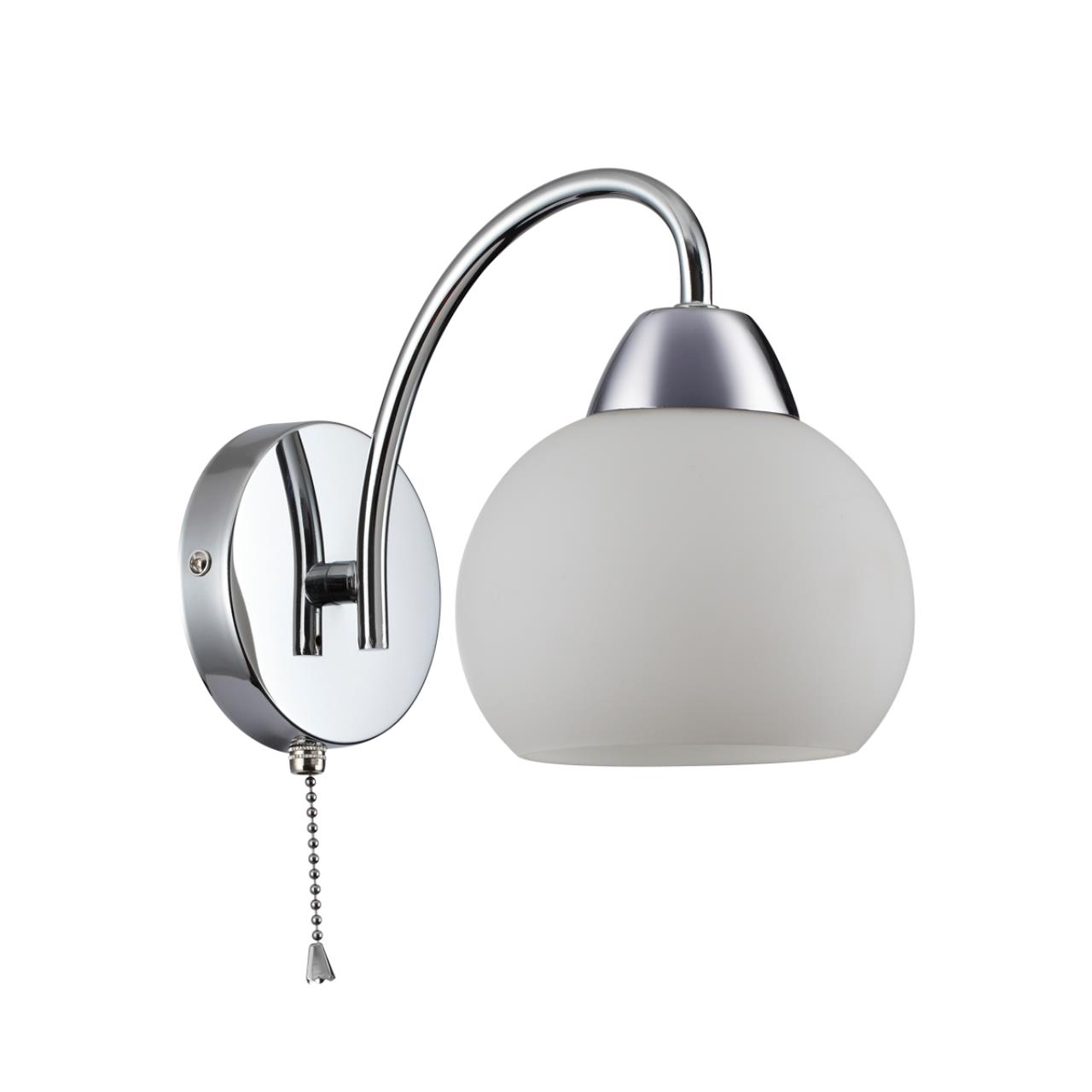 Бра с выкл. SONEX Sydnee 4591/1W стекло белое 