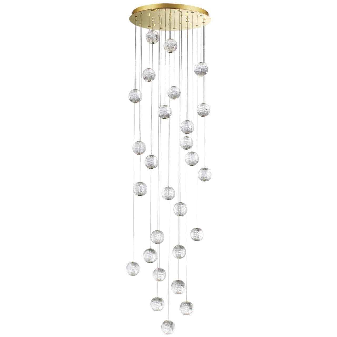Люстра каскадная SONEX Crystal 5008/120L акрил прозрачное 