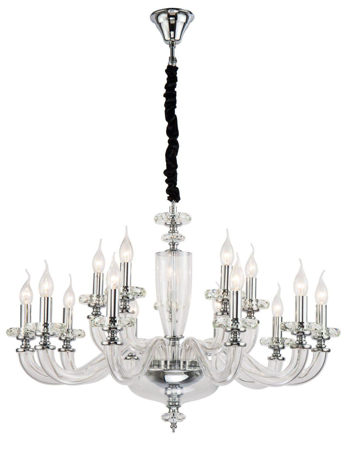 Подвесная люстра Lucia Tucci Ashanti 1255.15 clear 