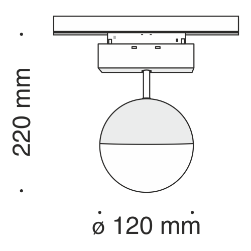 Трековый светильник Technical TR017-2-10W4K-B  фото 4