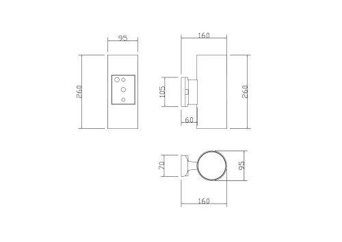 Уличный настенный светильник Maytoni Rando O419WL-02W  фото 3