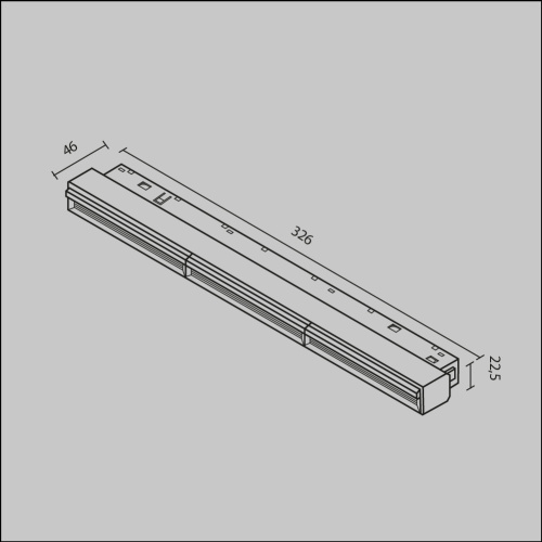 Трековый светильник Technical TR106-2-18W4K-B  фото 9