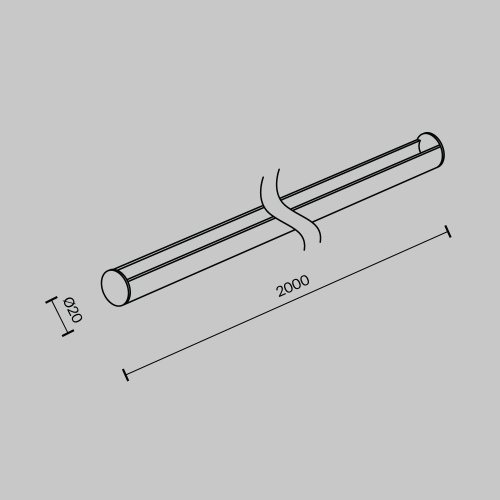 Комплектующие для текстильной подвесной системы Technical TRA130SR-2B  фото 3