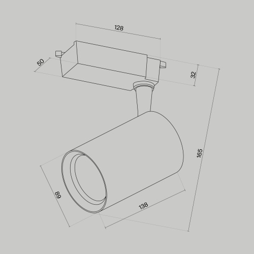 Трековый светильник Maytoni Technical Vuoro TR003-1-15W4K-M-B  фото 2