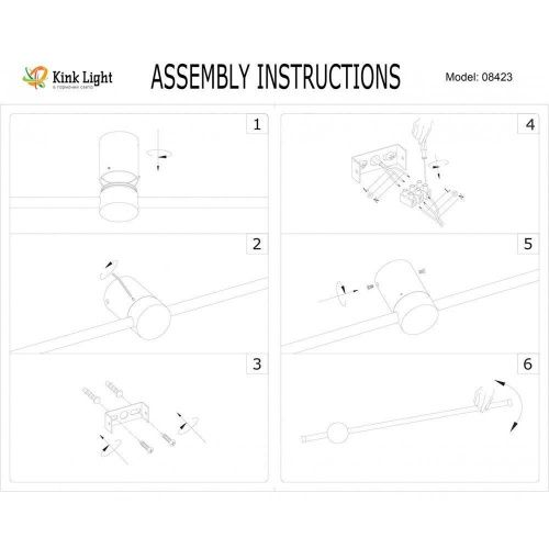 Настенный светодиодный светильник Kink Light Локи 08423-80,36(3000K)  фото 2