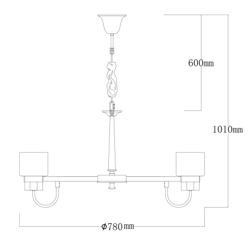 Подвесная люстра MW-Light Элла 483015108  фото 5