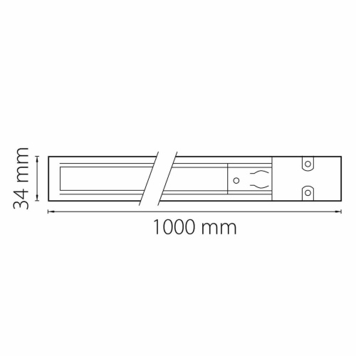 Шинопровод трехфазный Lightstar Barra 504015  фото 2