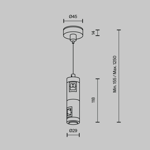 Комплектующие для трековой системы Technical TRA157SW-D1-B  фото 5