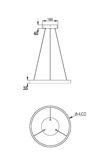 Подвесной светильник Maytoni Rim MOD058PL-L22W3K  фото 2