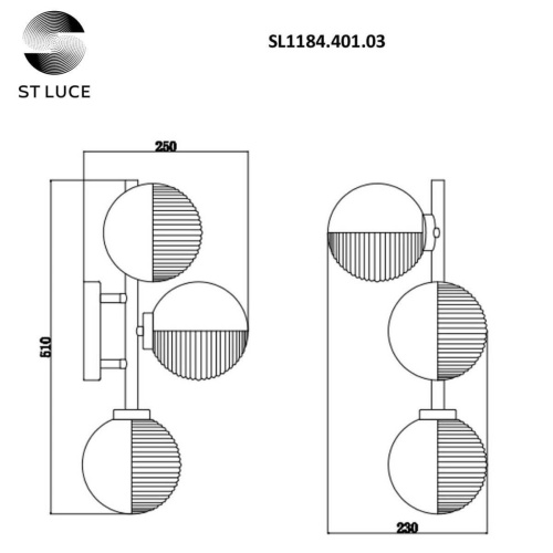 Бра ST Luce Todo SL1184.401.03  фото 2