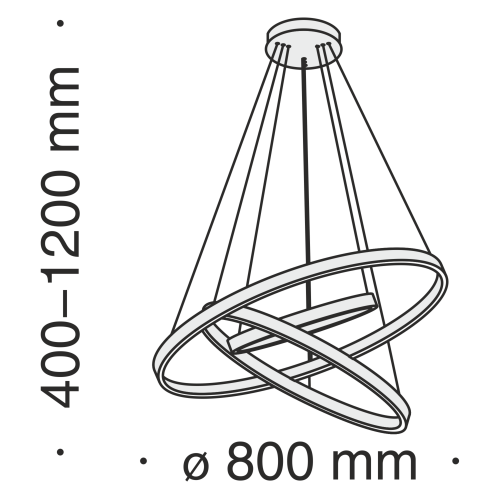 Подвесной светодиодный светильник Maytoni Rim MOD058PL-L100B4K  фото 9