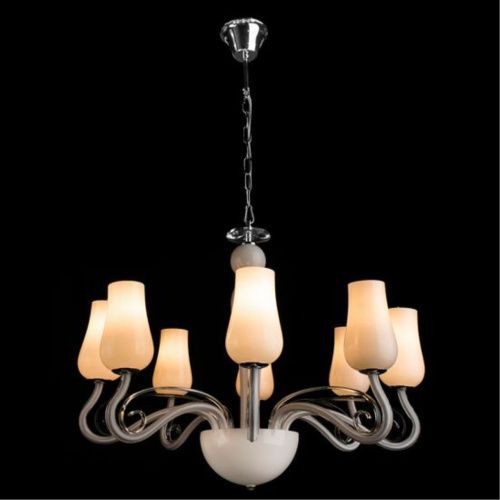 Подвесная люстра Arte Lamp Biancaneve A8110LM-8WH  фото 2