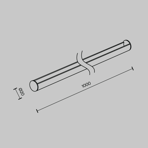 Комплектующие для текстильной подвесной системы Technical TRA130SR-1B  фото 3