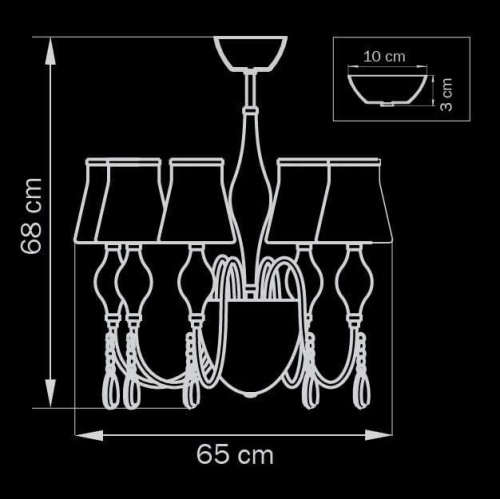 Подвесная люстра Lightstar Escica 806050  фото 3