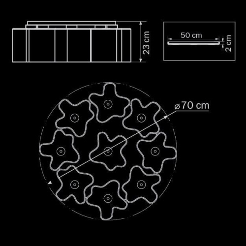 Потолочная люстра Lightstar Nubi 802090  фото 3