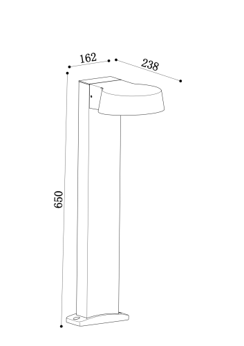 Ландшафтный светильник Outdoor O443FL-L12GF3K  фото 10