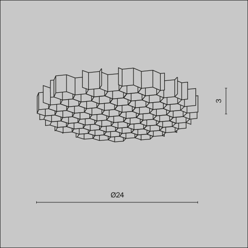 Комплектующие для светильника Technical HoneyComb-D24  фото 4