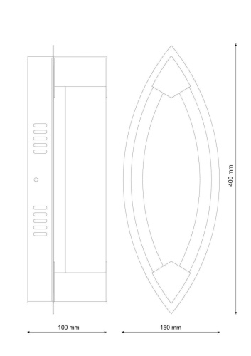 Настенный светильник Lucia Tucci Modena W172.1 Large LED400  фото 3