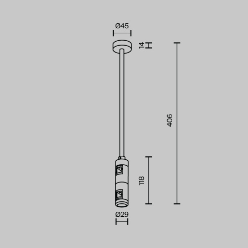 Комплектующие для трековой системы Technical TRA158С-D1-B  фото 5