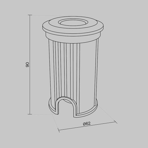 Встраиваемый светильник Outdoor O044DL-L1S3K3  фото 8