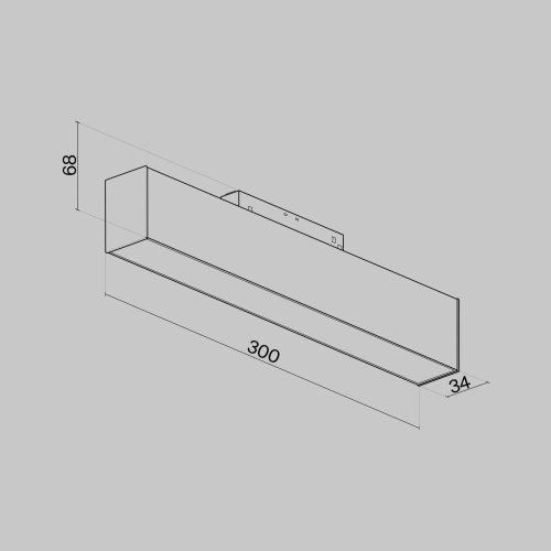 Трековый светодиодный светильник для магнитного шинопровода Maytoni Technical Basis TR012-2-12W3K-W  фото 3