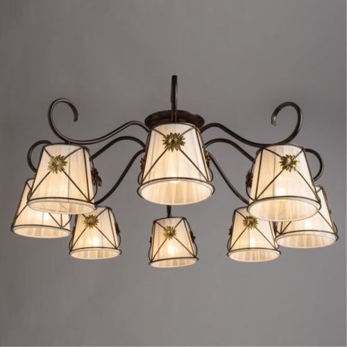 Потолочная люстра Arte Lamp 72 A5495PL-8BR  фото 2