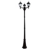 Садово-парковый светильник Arte Lamp Bremen A1017PA-3BK 