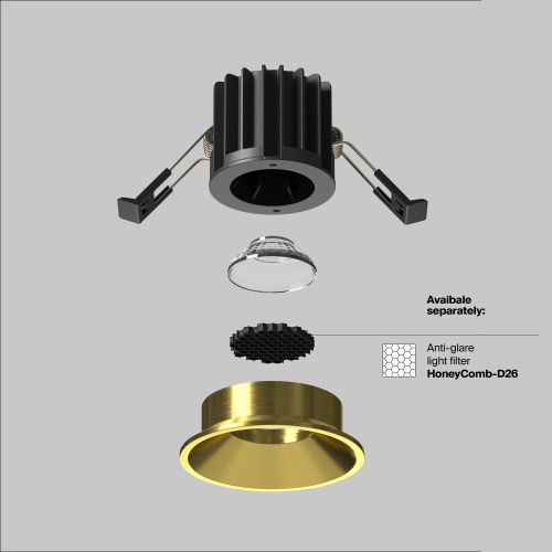 Встраиваемый светильник Technical DL058-7W4K-BS  фото 10
