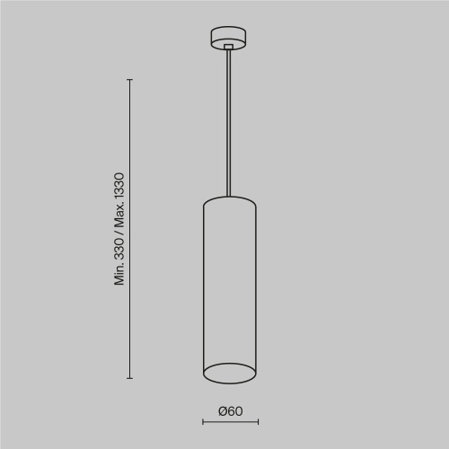 Подвесной светильник Maytoni Technical Focus P075PL-01W  фото 10