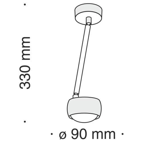 Потолочный светильник Technical MOD072CL-L8B3K  фото 5
