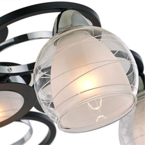 Потолочная люстра Arte Lamp Ginevra A1604PL-5BK  фото 3